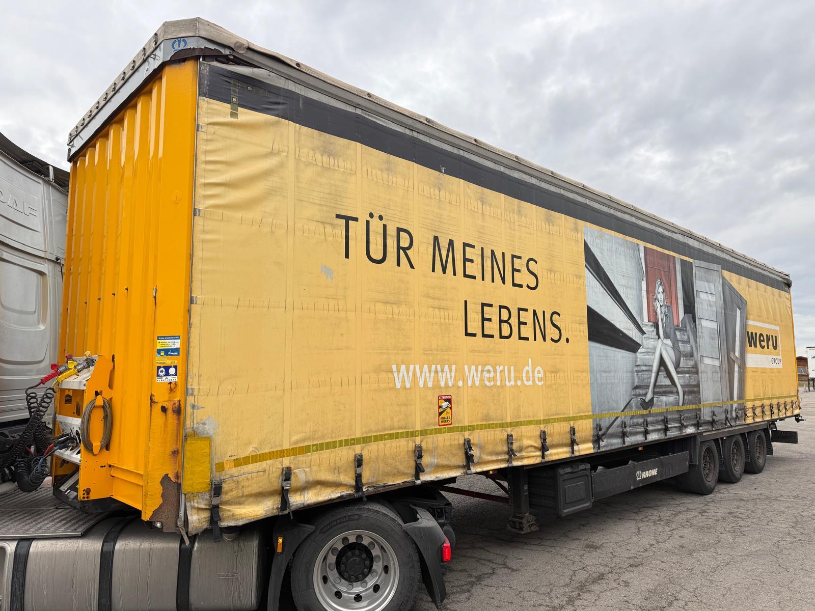 Krone  3Achs MEGA Staplerhalter Liftachse SAF TÜV05/26