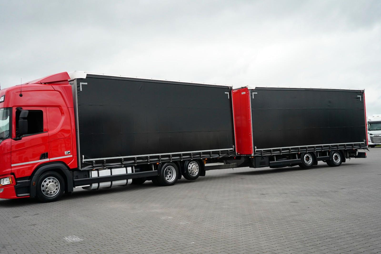Scania R 450 / ACC / EURO 6 / ZESTAW PRZEJAZDOWY 120 M3