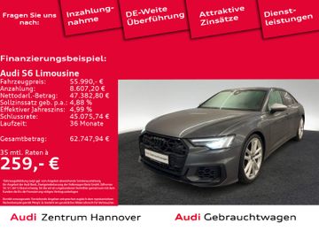 Audi Leasingangebot: Audi S6 Limousine 55 TDI quattro Head-Up Standh. Pano