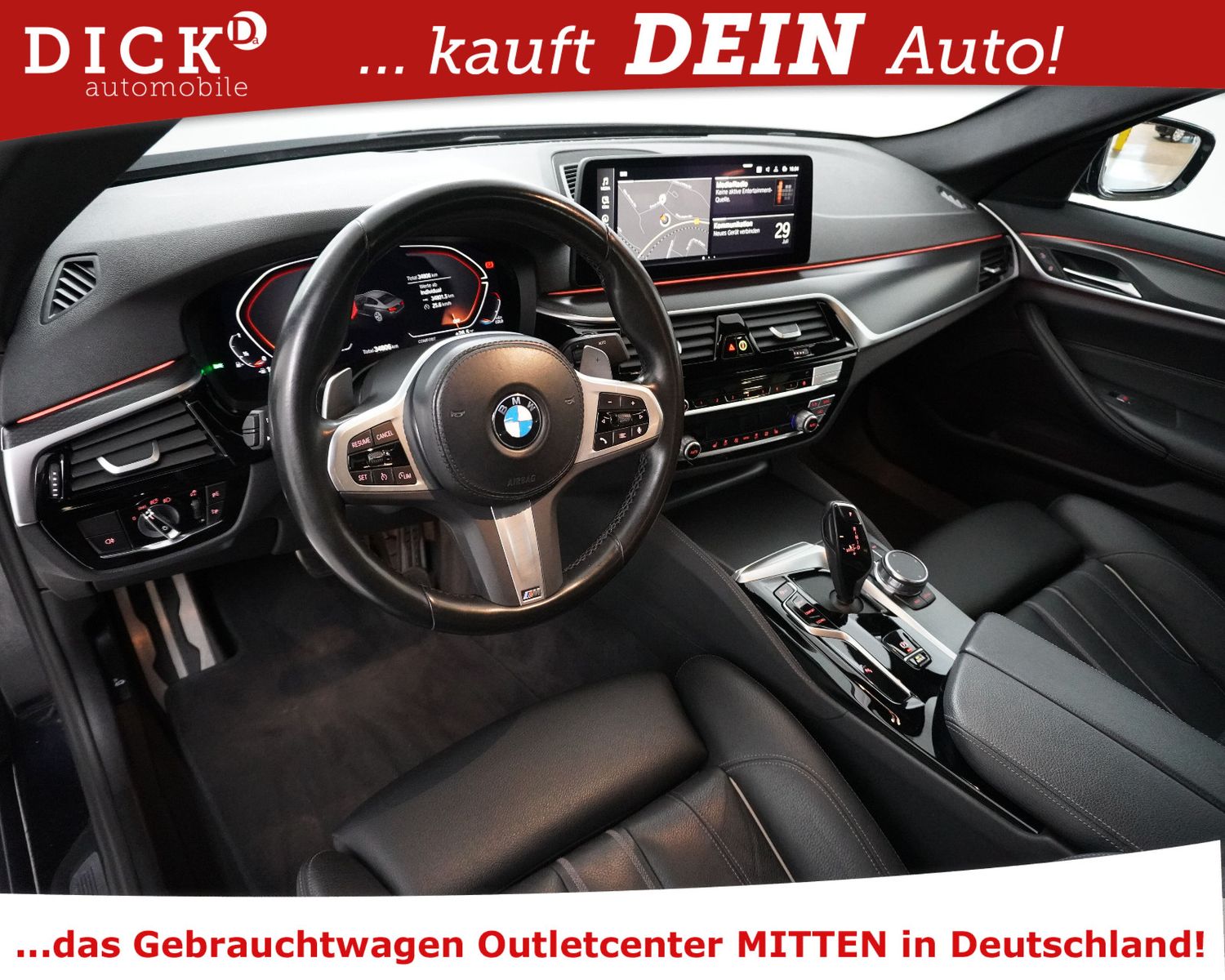 Fahrzeugabbildung BMW 520 M Sport SCHADO+PANO+LEDER DAKOTA+KAM+PROF+19