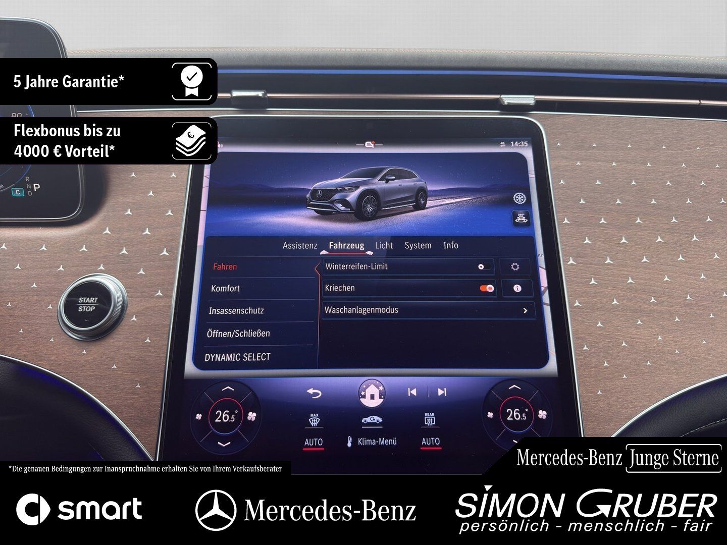 Fahrzeugabbildung Mercedes-Benz EQE 350 4M SUV Electric Art Trittbrett Ambi 20Zo