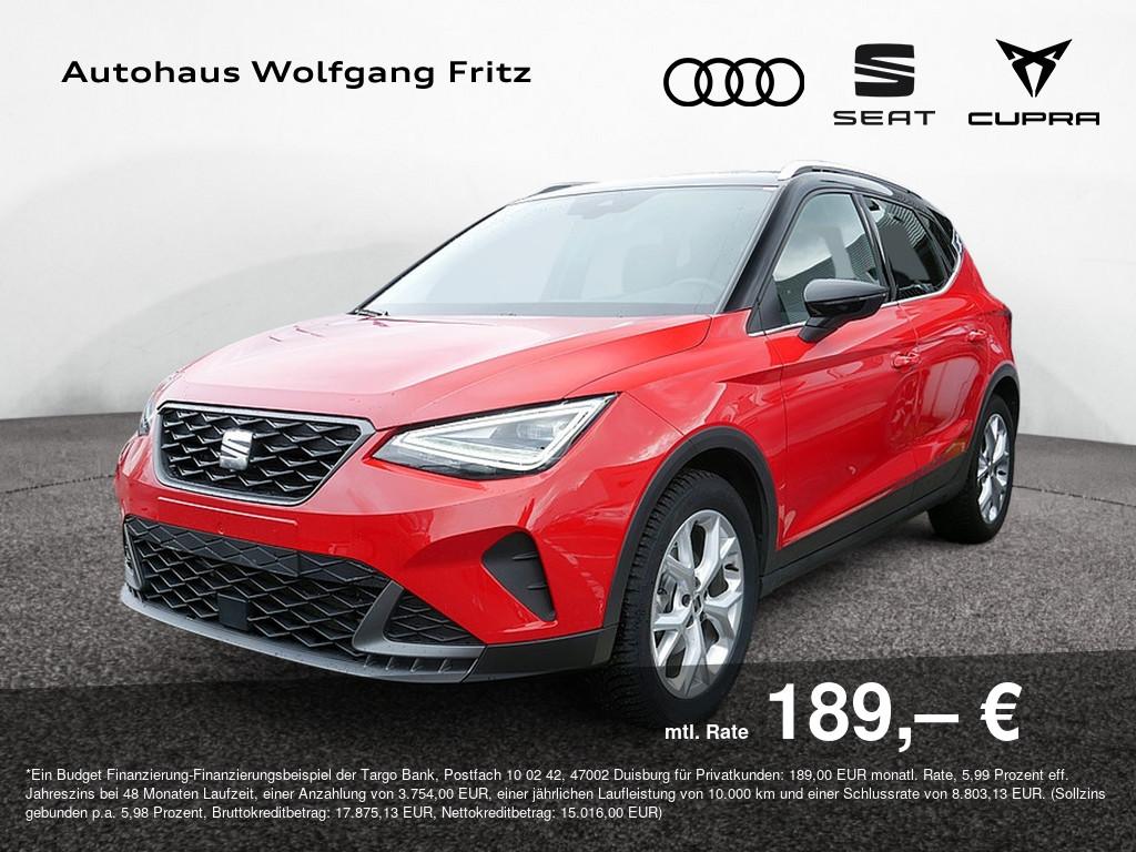 Seat Arona 1.0 TSI FR LED+NAVIGATION+PDC+KLIMA+FSE+BT