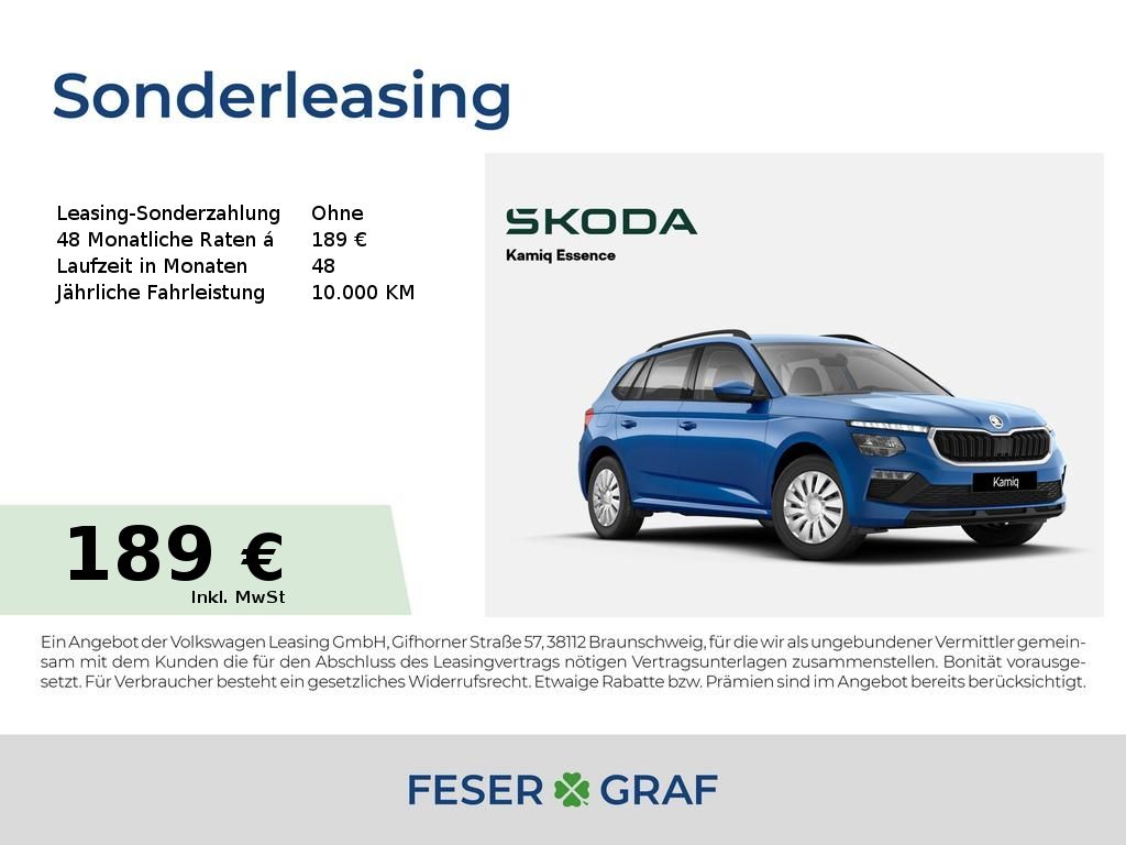 Skoda Kamiq Essence 1,0 TSI *SMART-LINK*SZH*PDC.HI*