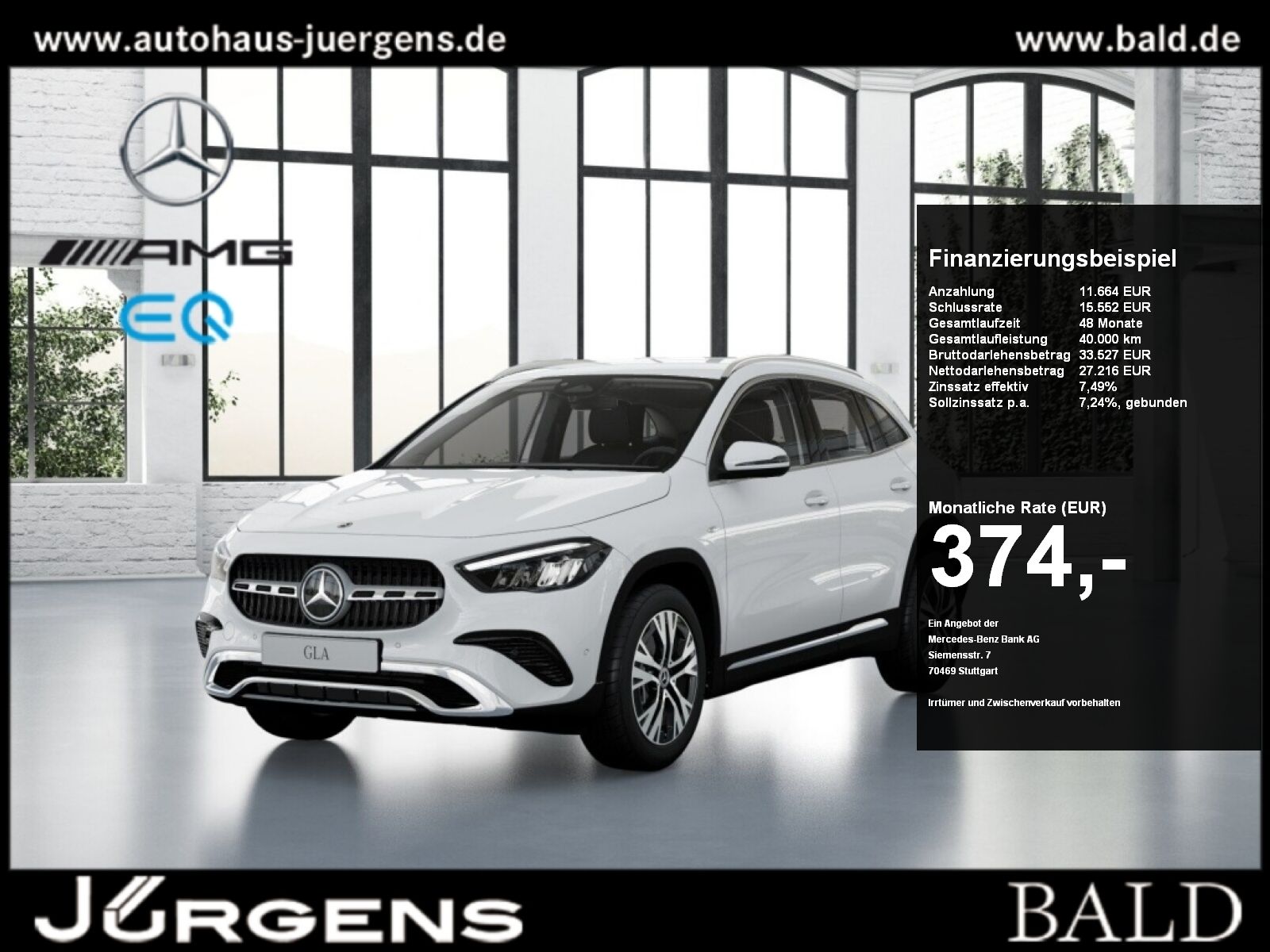 MERCEDES-BENZ GLA 250 e Progressive/LED/Kamera/Winter/Navi/Shz
