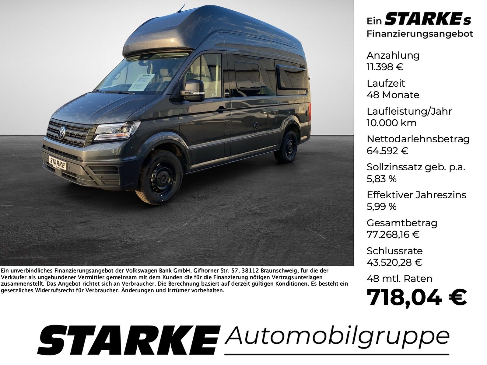Volkswagen Crafter Grand California 600 2.0 TDI Autom. Mark