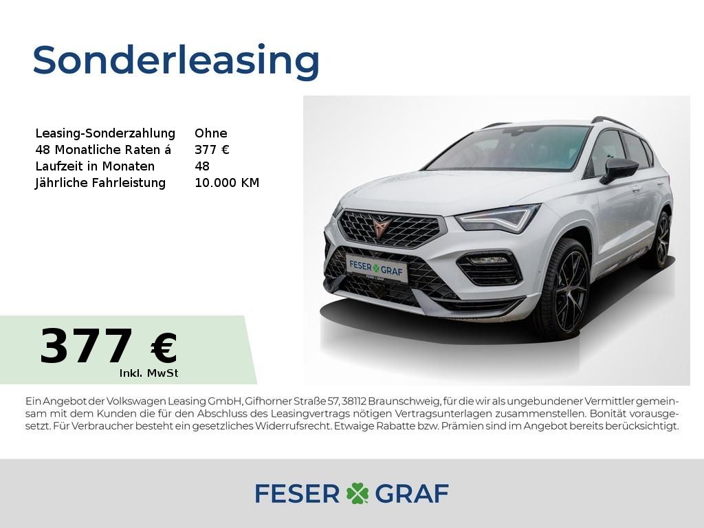 Cupra Ateca VZ 2.0 TSI 4Drive AHK/KAMERA/NAVI/SHZ/PDC