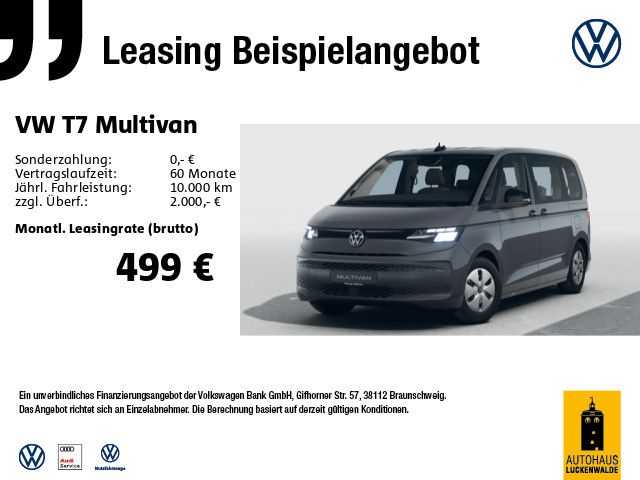 Volkswagen Multivan 2,0TDI DSG *App-Connect*PDC*Lane-Assist