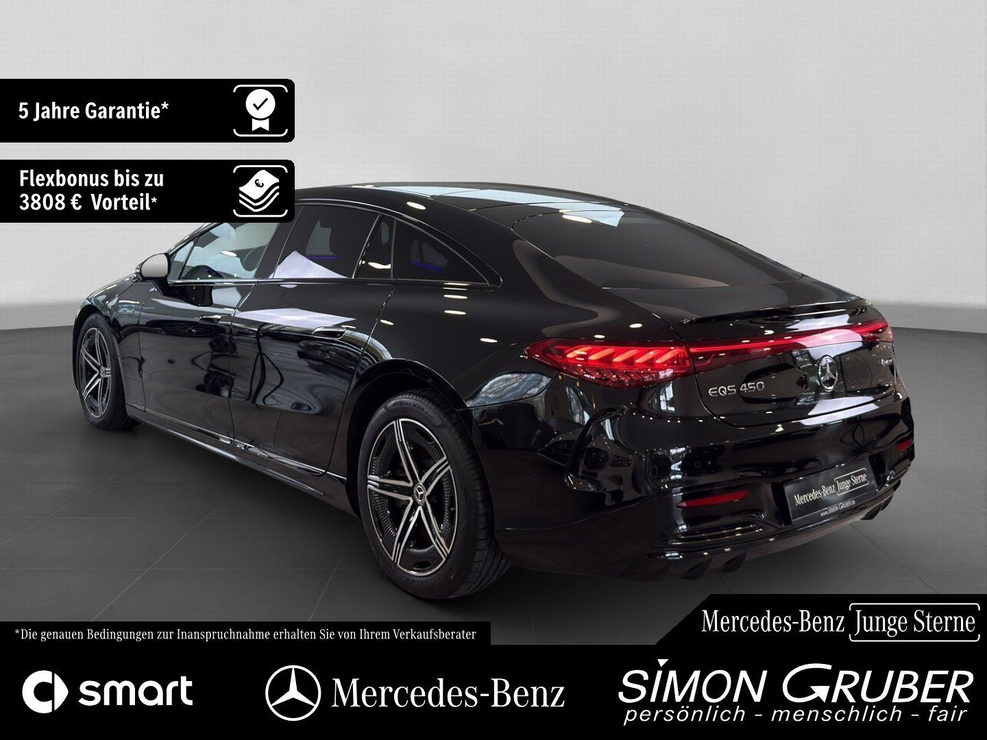 Fahrzeugabbildung Mercedes-Benz EQS 450 4M AMG Night Premium+ Mod 2025 118Kwh