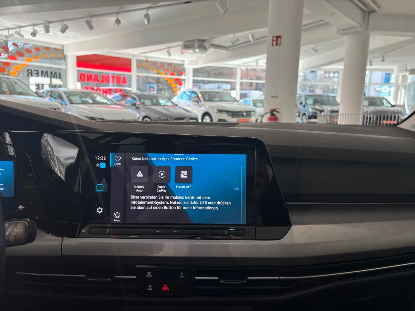 Volkswagen Golf VIII Lim. 1.HD ACC APP LED NAVI KLIMA SHZ, миниатюра 21