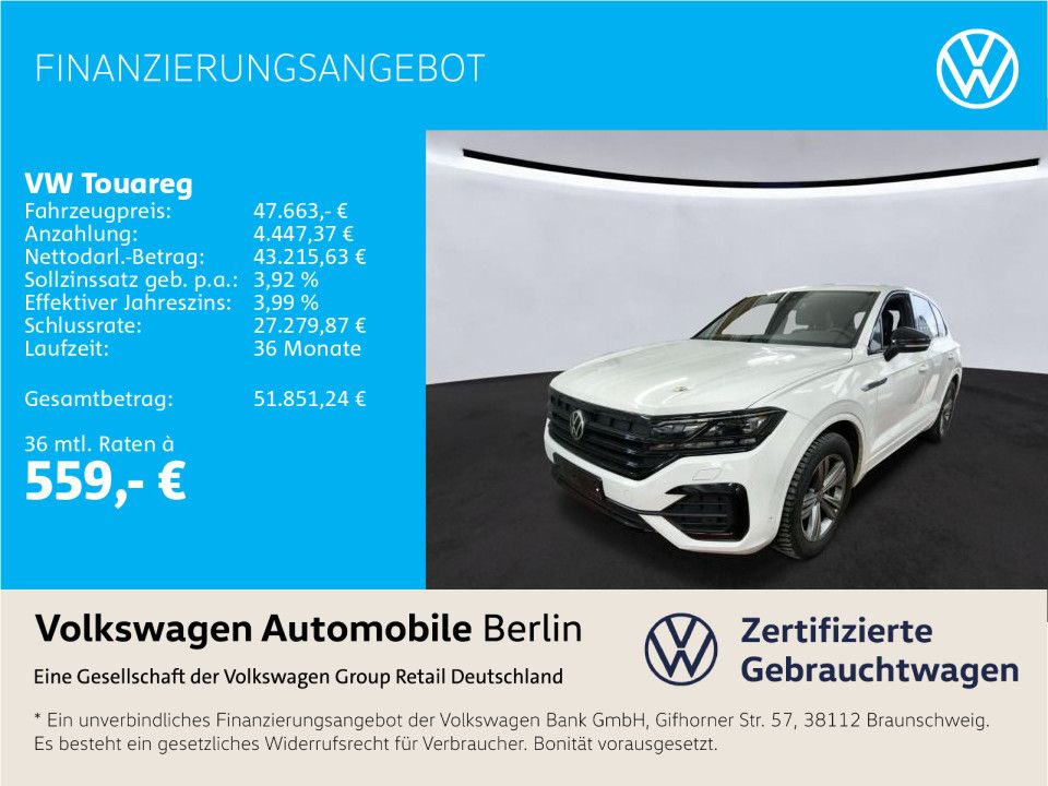 VW Touareg 3.0 V6 TDI DSG R-Line 4Motion Navi LED