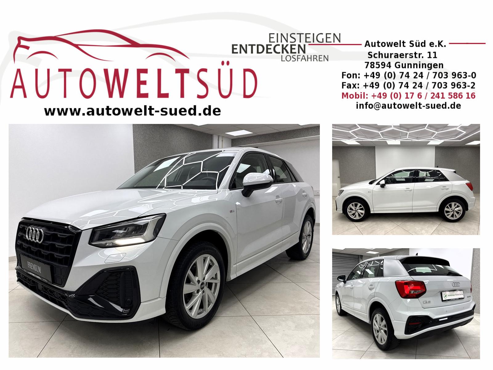 Audi Q2 35 TFSI S Line Sportpaket Black ACC Navi TotW