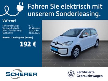 Volkswagen Leasingangebot: Volkswagen e-up! KLIMA CCS BLUETOOTH DAB