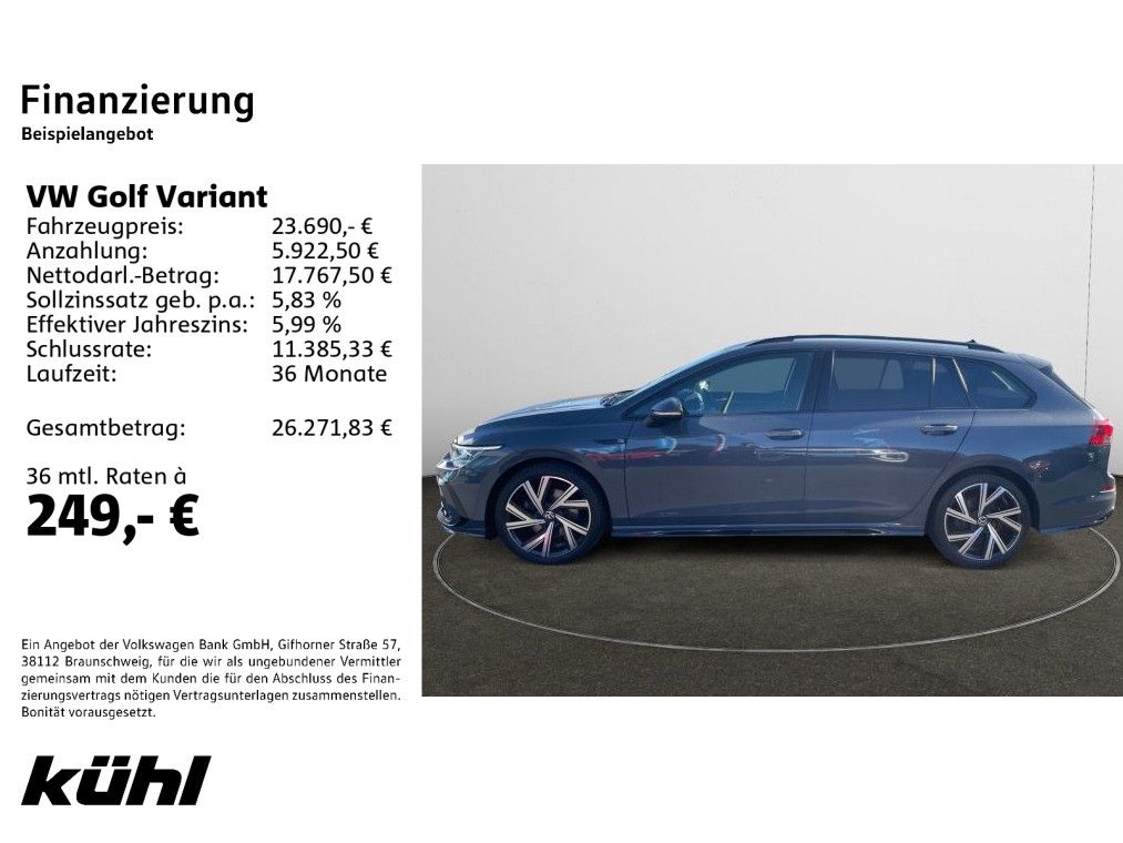 Volkswagen Golf VIII Variant 2.0 TDI DSG R-Line Navi LM18,H foto 2
