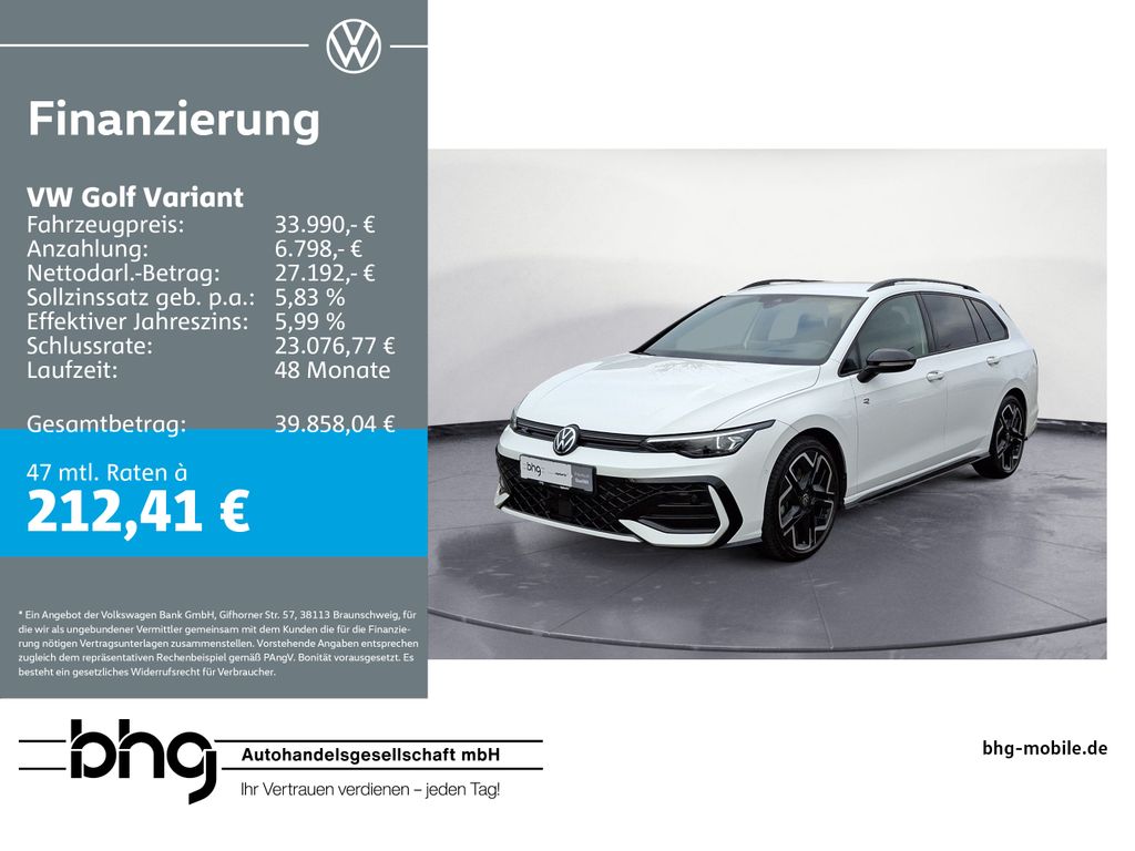 Golf Variant 2.0 TDI DSG R-Line BlackStyle AHK H