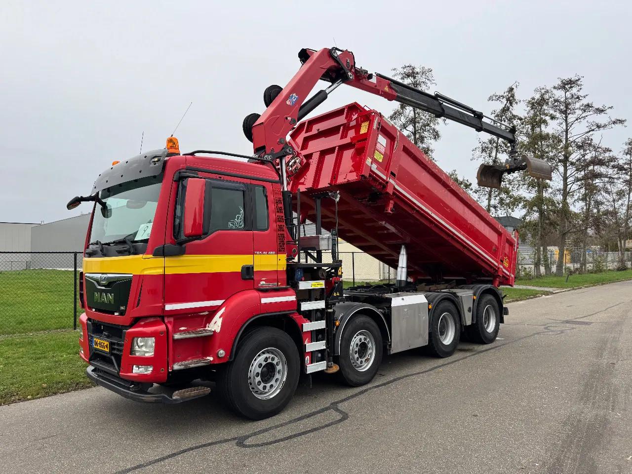 MAN TGS 41.480 8X4 BH WS EURO 6