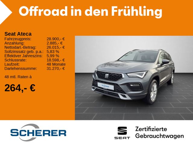 Seat Ateca 1.5 TSI DSG Style LED KAMERA ACC