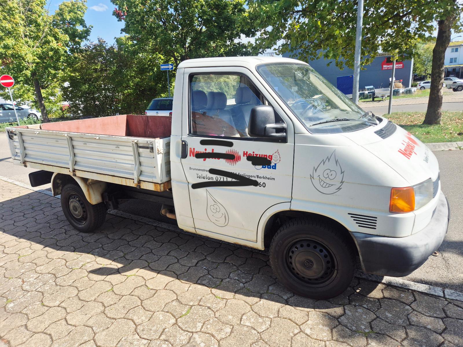 Volkswagen T4Pritsche LKW ZULASSUNG AHK 2HD TÜV NEU 08.2028
