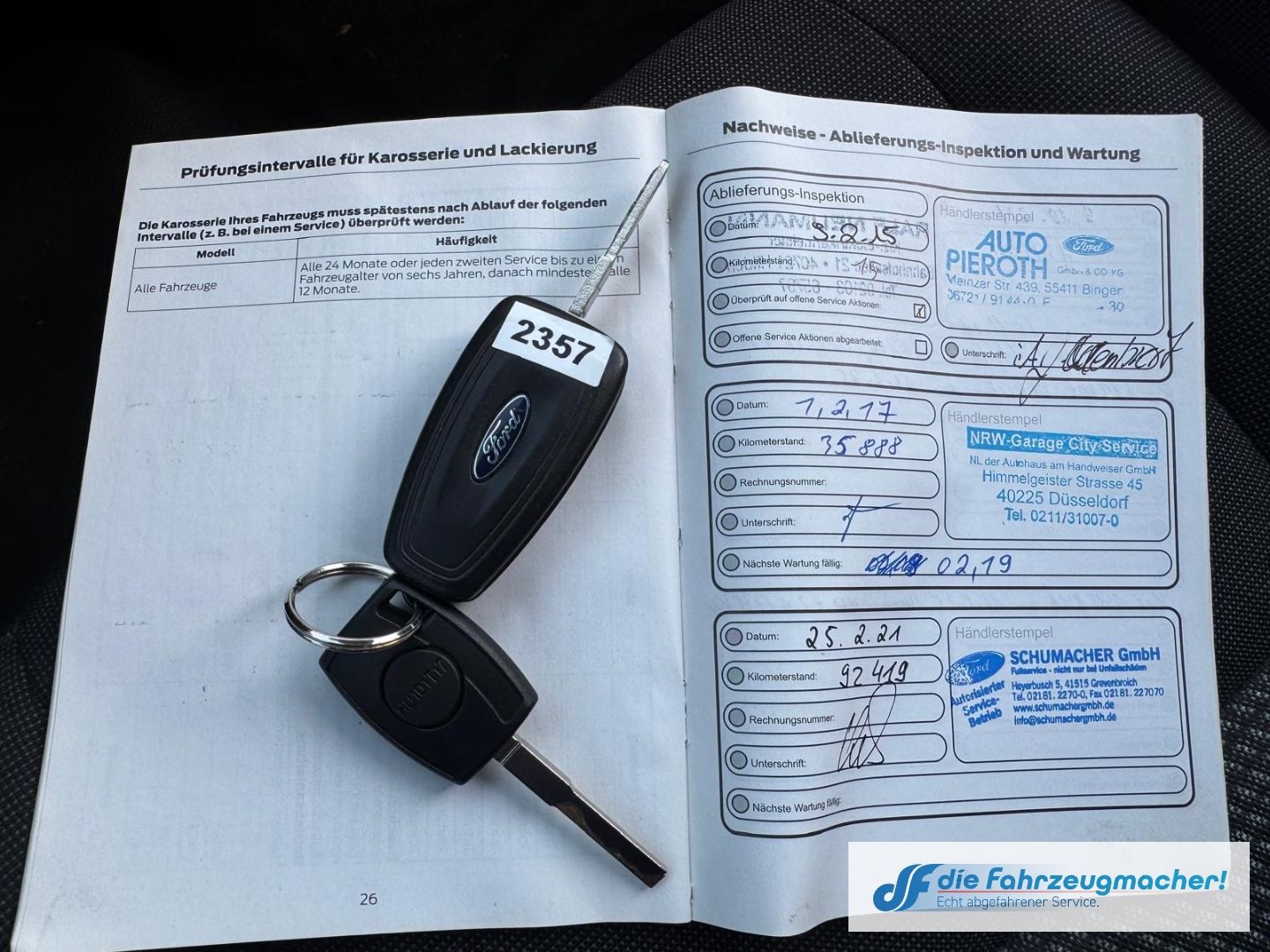 Fahrzeugabbildung Ford Transit Custom Tourneo 300 L1 *2357