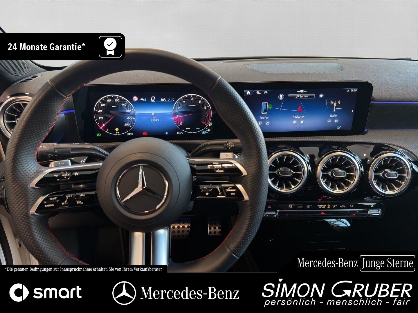 Fahrzeugabbildung Mercedes-Benz A 200 Limo AMG Line Ad+ Fahrassist Winter VZ Ass