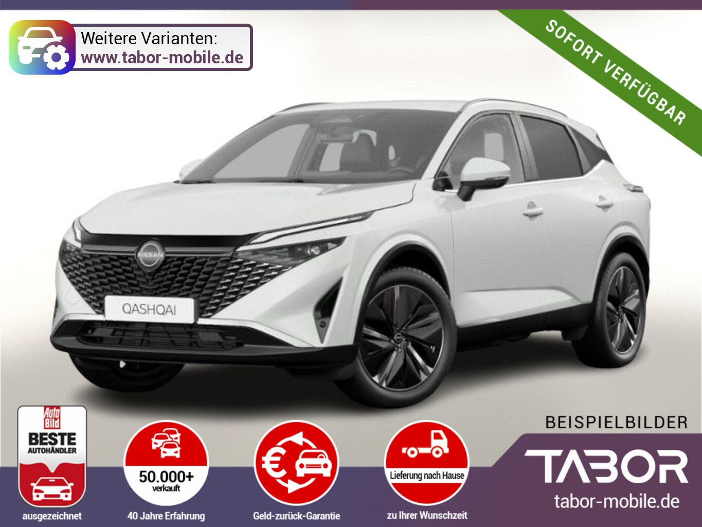 Nissan Qashqai AT Tekna Pano HUD eHk SHZ ACC UVP-36%*