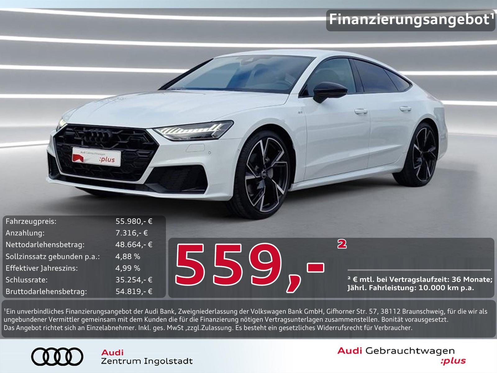 Audi A7 Sportback 40 TDI qu HD-MATRIX AHK 21″ 2x S li