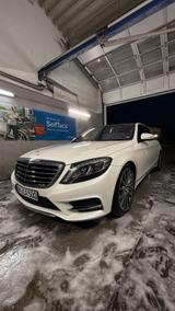 Mercedes-Benz S 500 V8 mit AMG Abgasanlage Insp.Neu Scheckheft - Mercedes-Benz S 500 mit Benzin-Antrieb: Weiß