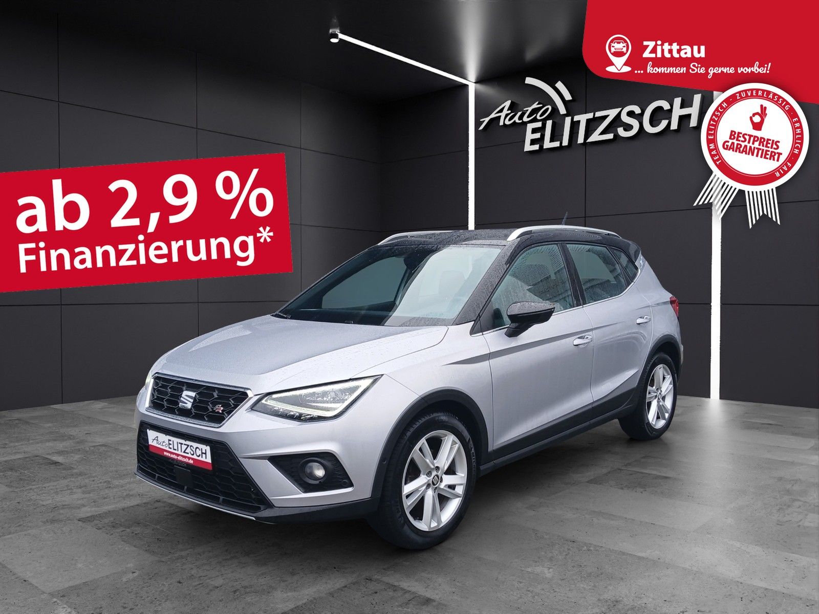 Fahrzeugabbildung SEAT Arona TSI FR-Line DSG LED Navi ACC Park-Assist S