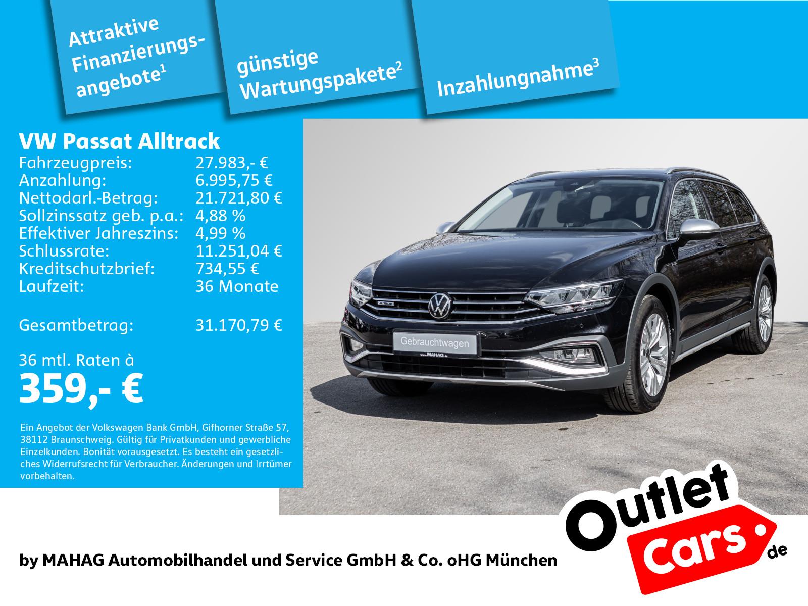 Volkswagen Passat Variant Alltrack 4 Mot 2.0 TDI AHK LED Na