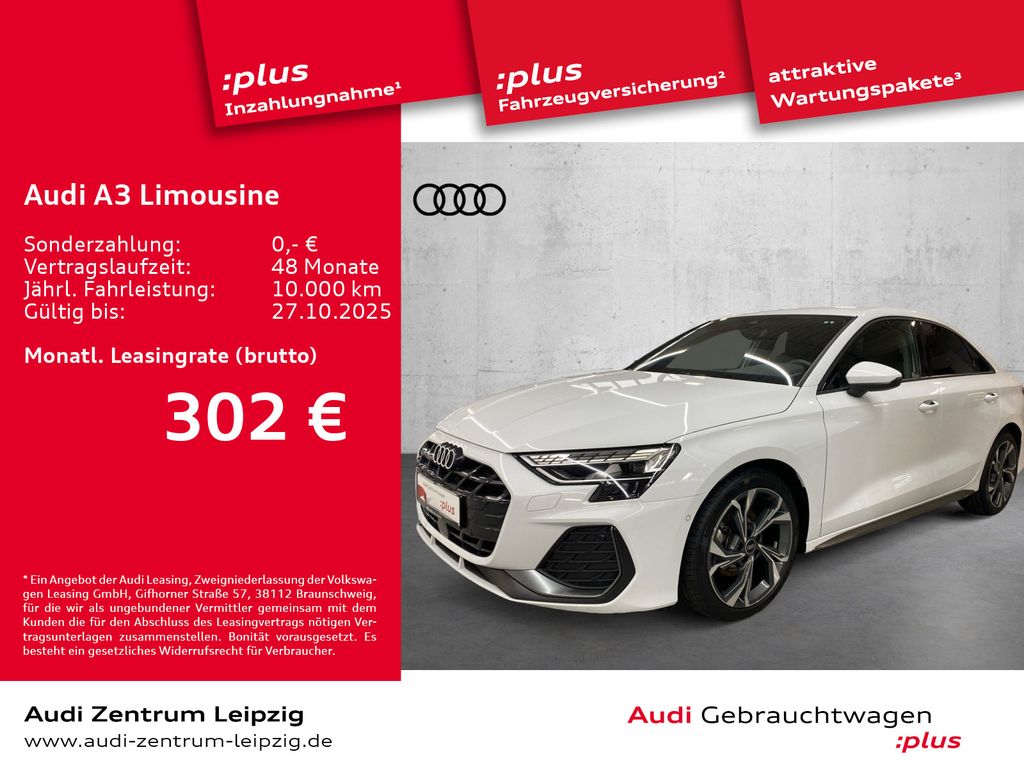 A3 Limousine 30 TFSI S line *LED*Business*Sonos*