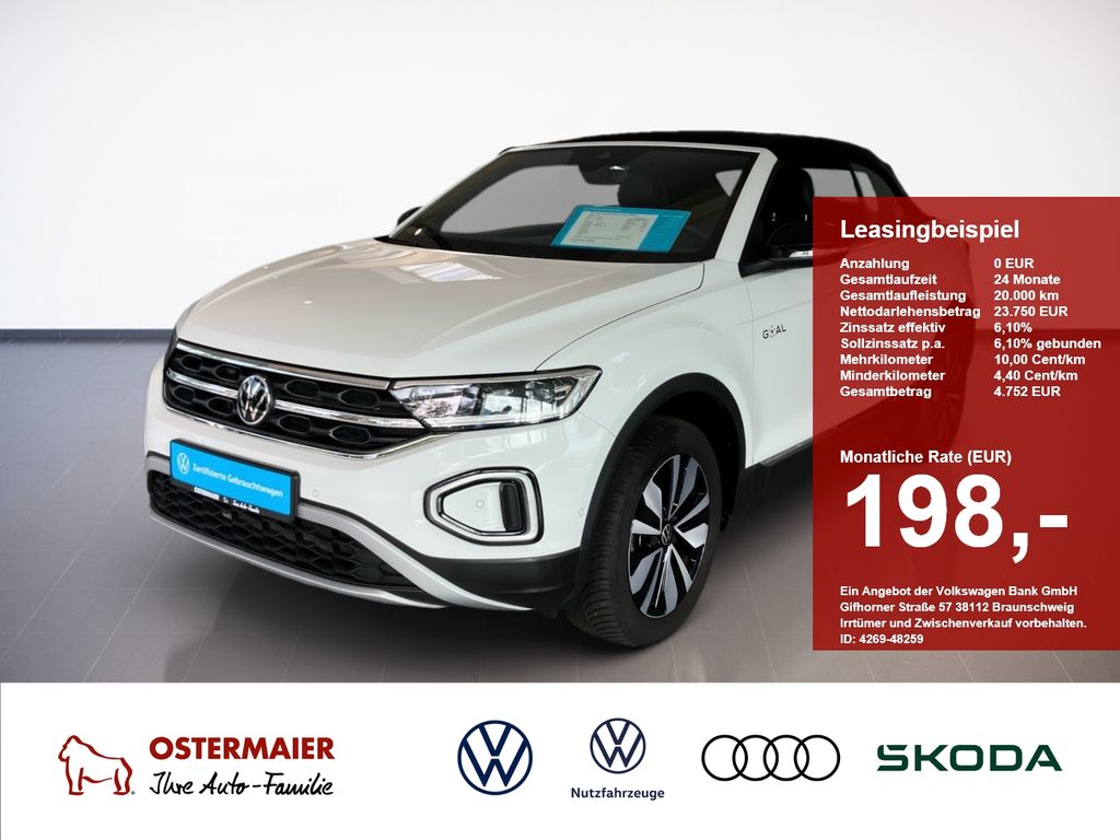T-Roc Cabriolet GOAL 1.0TSI 116PS ACC.KAMERA.NAV