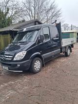 Mercedes-Benz Sprinter Doka Pritsche 1.Hand, Standheizung Lede - : Pritsche Doka