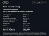 Audi Q3 Sportback 35 TFSI S line LED ACC virtCo SHZ - Audi Q3 mit Benzin-Antrieb: Limousine