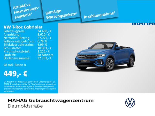 Volkswagen T-Roc Cabriolet 1.5 TSI R-Line Navi LED AHK DSG