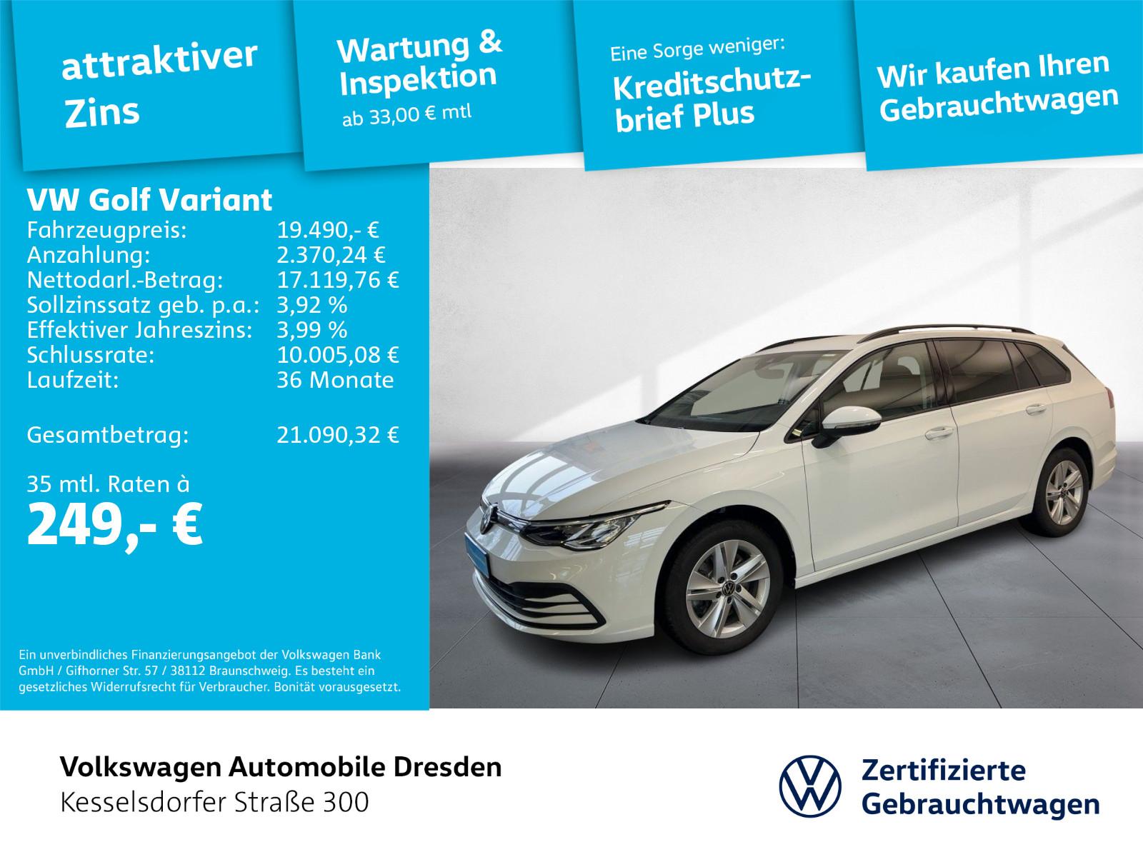 Volkswagen Golf VIII Variant 2.0 TDI DSG Life LED ACC Navi