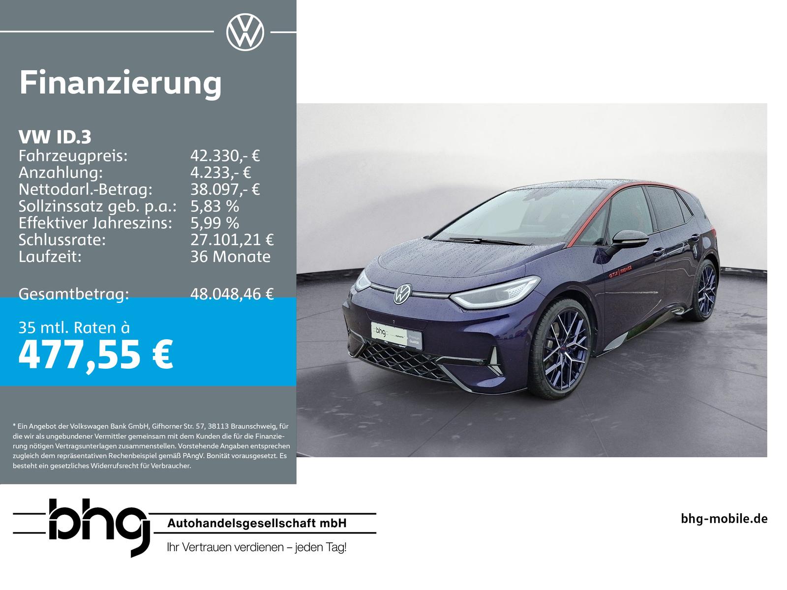 Volkswagen ID.3 GTX FIRE & ICE