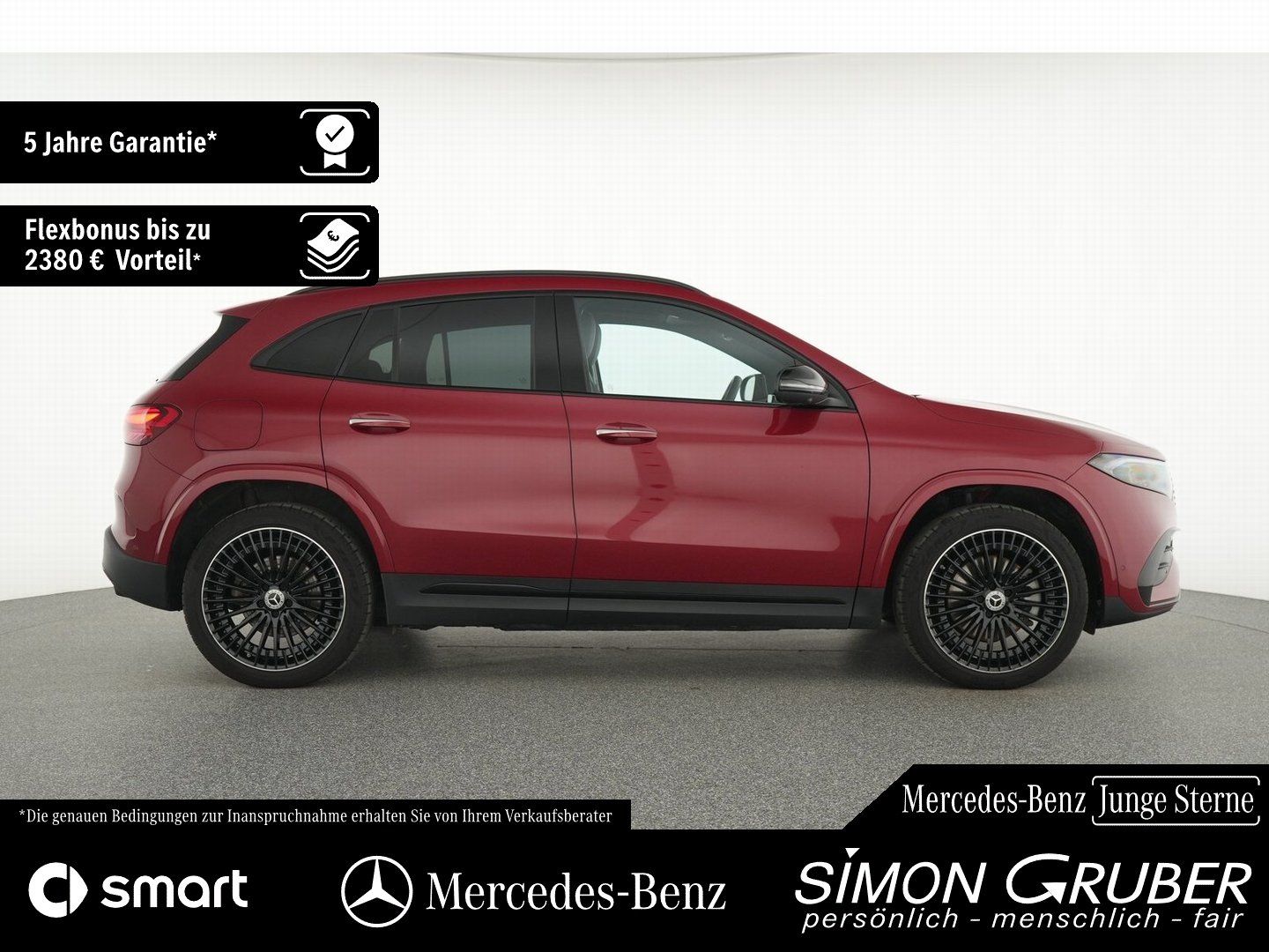 Fahrzeugabbildung Mercedes-Benz EQA 350 4M AMG Night Burm HUD Ambi Pano 360 AHK