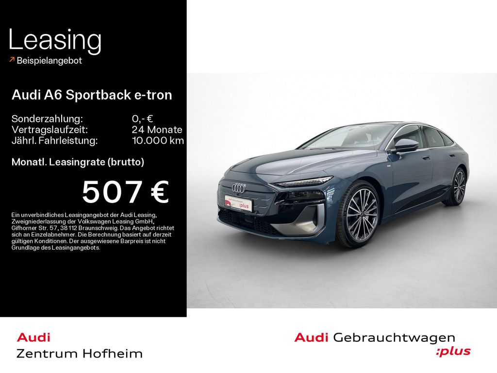 Audi A6 Sportback e-tron performance S line*Air*B&O*A