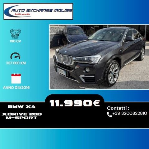 BMW Bmw X4 xDrive20d Msport