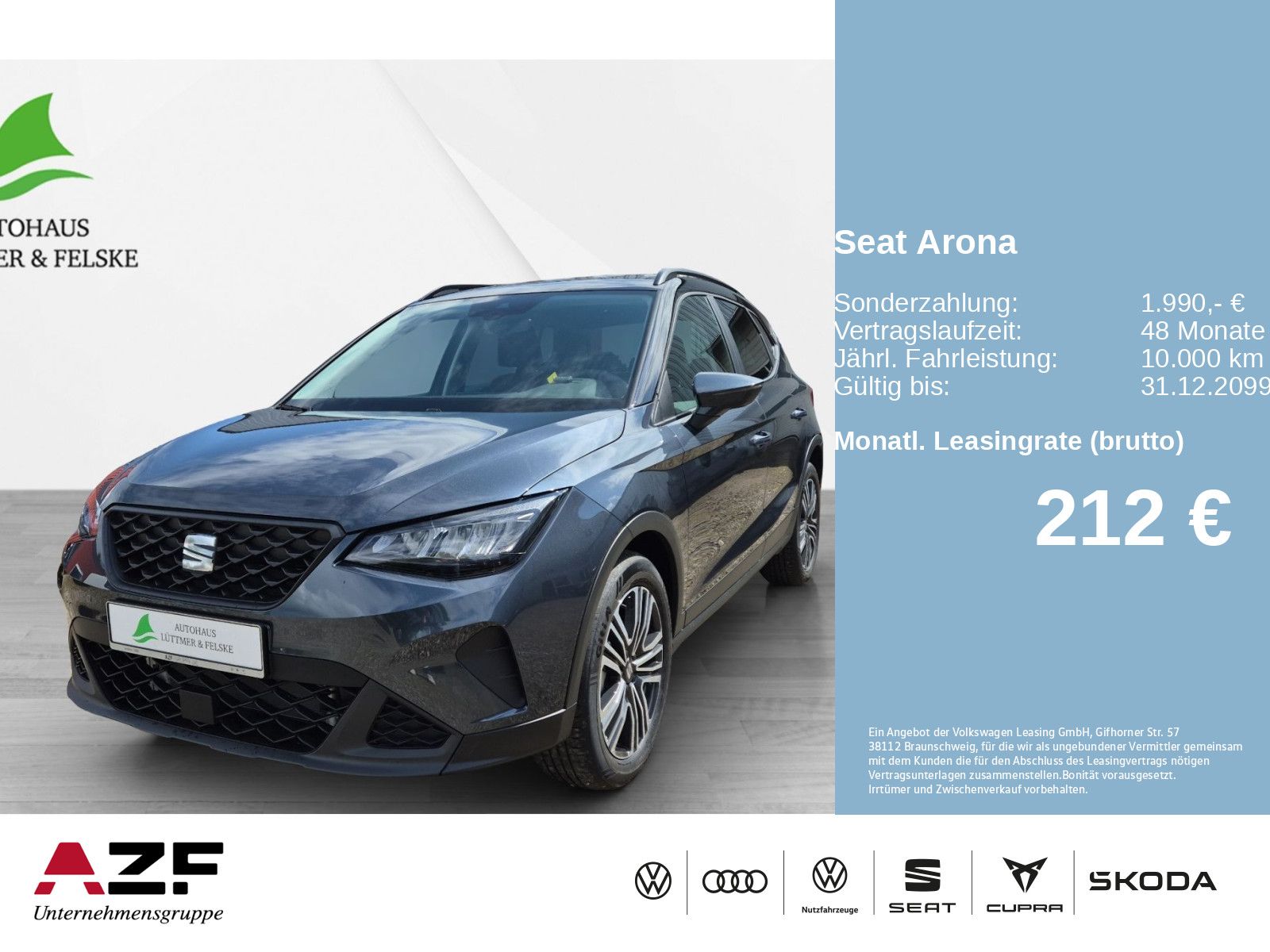 Seat Arona Style Edition 1.0 TSI DSG+ACC+SHZ+FullLink