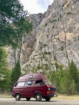 Volkswagen T3 - weinrot mit festem Hochdach - Volkswagen T3 hochdach