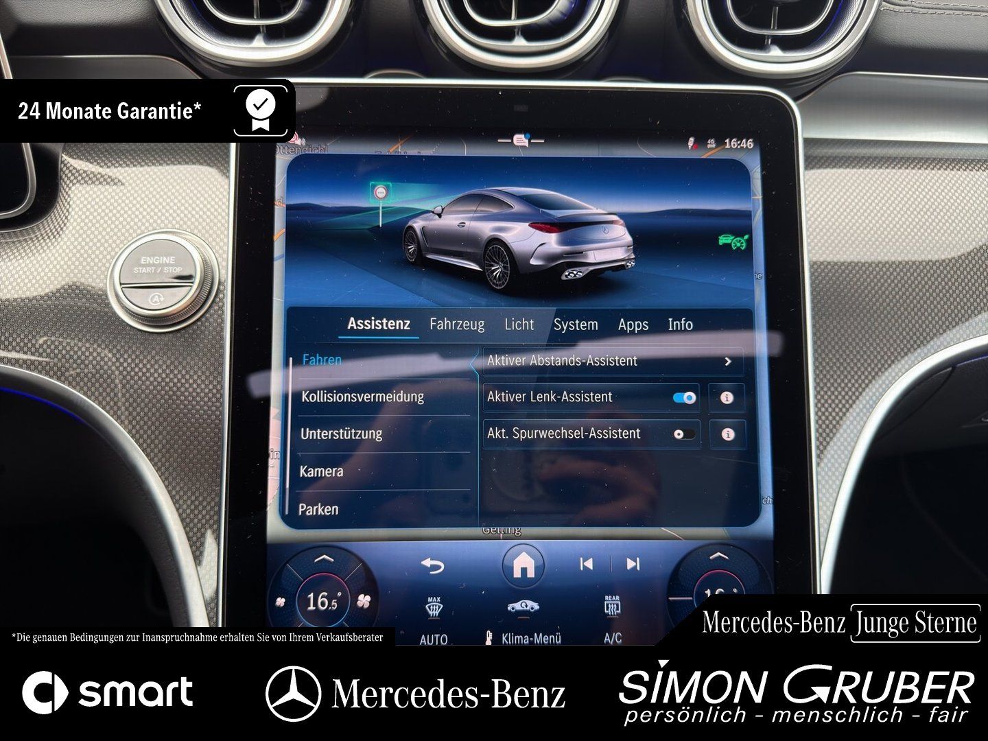 Fahrzeugabbildung Mercedes-Benz CLE 53 4M+ AMG Optik Dyn+ Night II Nappa Carbon