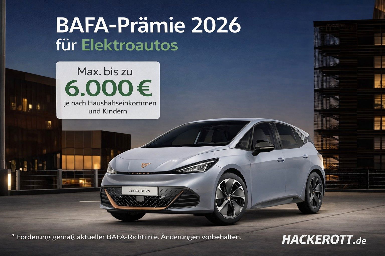 Cupra Born 150 kW (204 PS) 60 kWh