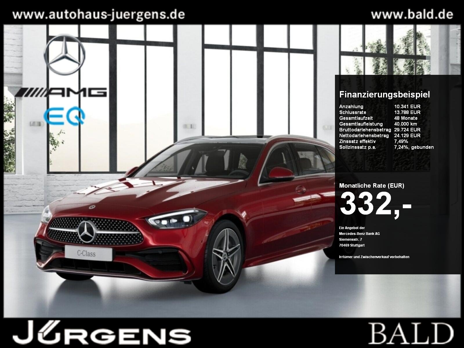 Mercedes-Benz C 200 T AMG-Sport+Pano+Digital+Ambiente+Cam+LED