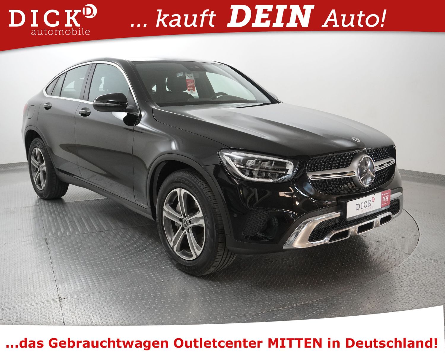 Mercedes-Benz GLC300d Coupe 4M NAVI KAM LEDER SHZ ACC LED APPL foto 1
