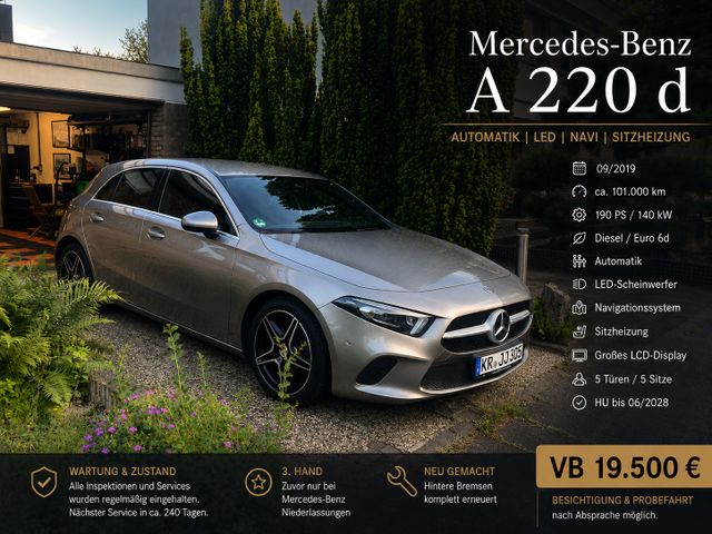 MERCEDES-BENZ A 220 d DCT - Mercedes-Benz A 220 d Progressive 