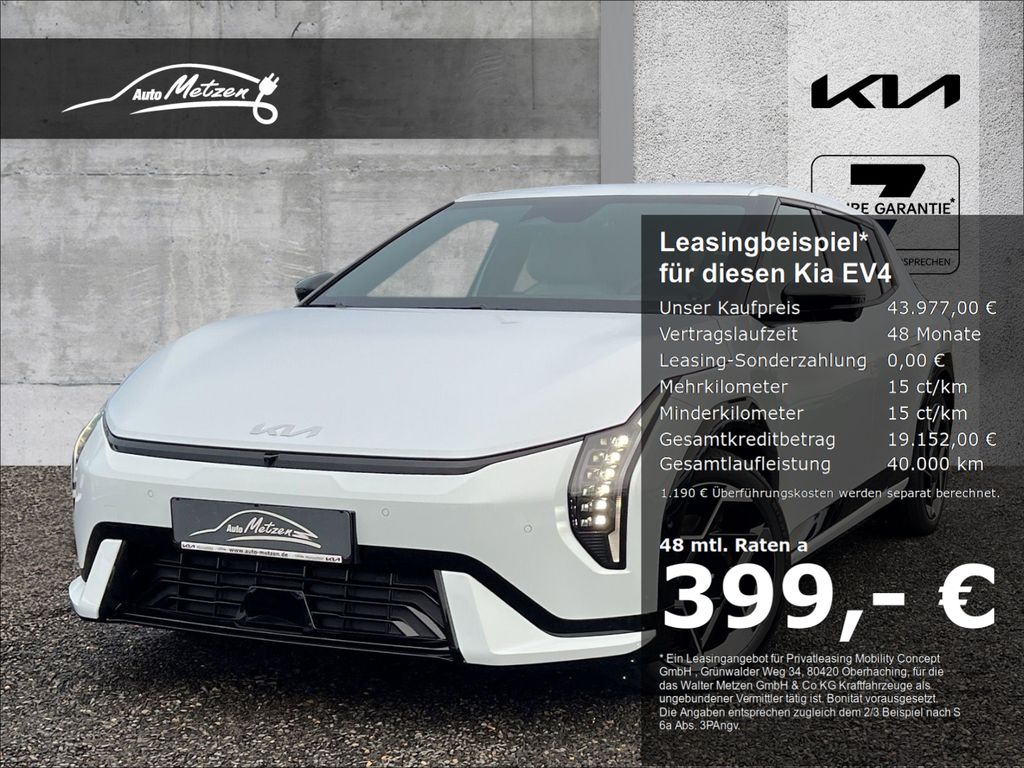 Kia EV4 81 kW/h GT-Line DriveWise Comfor Connect Nav
