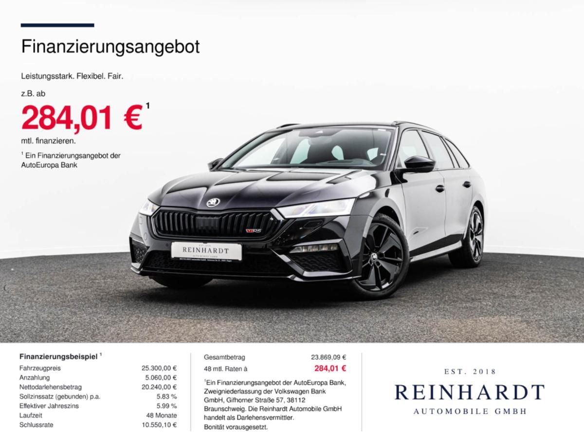 Skoda OCTAVIA COMBI 2.0TDi RS ALL-BLACK/18Z./MTRX/ACC