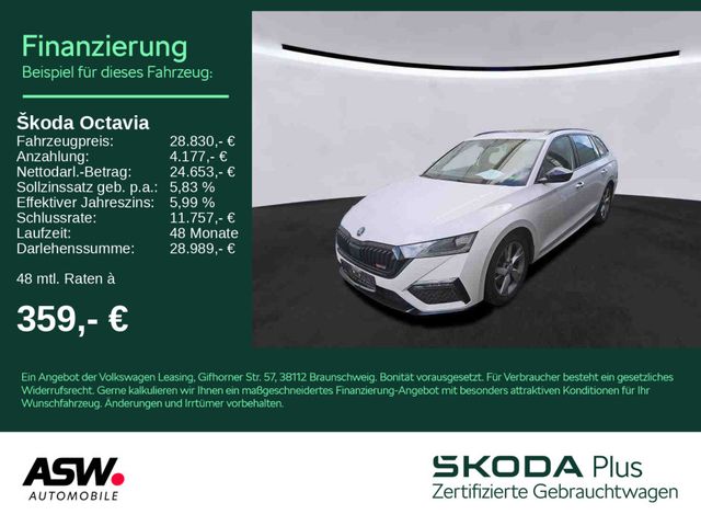 Skoda Octavia Combi RS 2.0TDI 4x4 DSG LED Nav Pano HUD