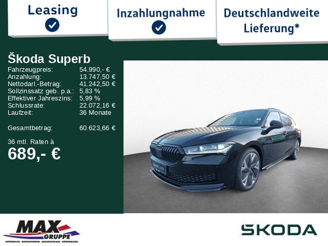 Superb Combi 2.0TDI 110 kW Sportline STHZG+AHK
