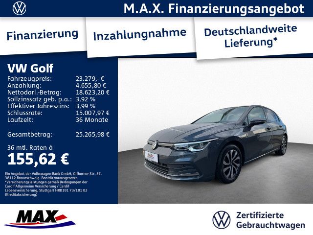 Golf VIII 2.0 TDI DSG ACTIVE AHK+HUD+NAV+PANO+AC